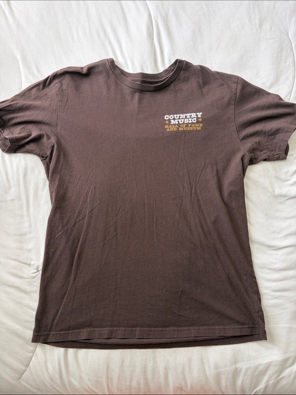 Country Music Graphic T-Shirt - Brown